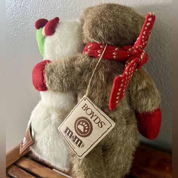 VINTAGE BOYDS BEARS X M&MS w/SNOWMAN~NWT~RARE - Picture 9 of 11